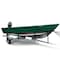 Eevelle Boat Cover V HULL FISHING Outboard Motor w/ Outboard 18ft 6in L 85in W Green SFVFW1885B-HTR - alternate 1